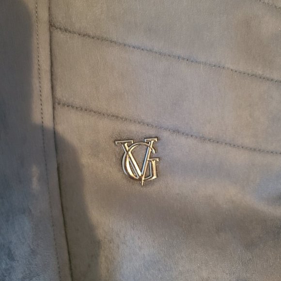 NWT Men's XL Gray Faux Suede Fall/Spring Jacket - Picture 4 of 9